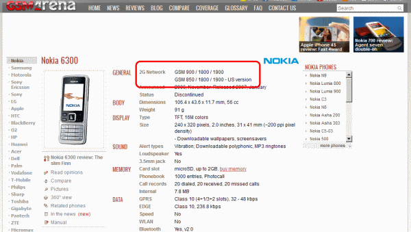 Strona GSM Arena Strona GSM Arena